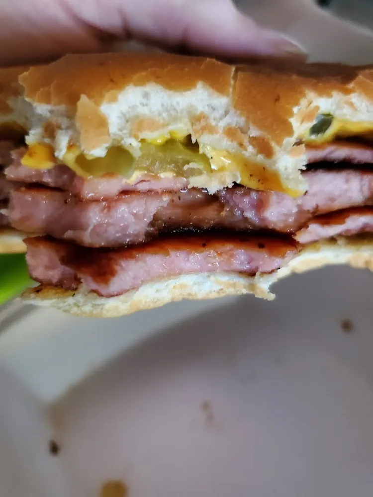 BBQ Fried Bologna Samitch
